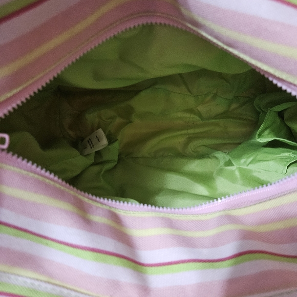 Special Delivery Multi color Pink Geen Yellow Red  Mini Tote Bag - Picture 10 of 14